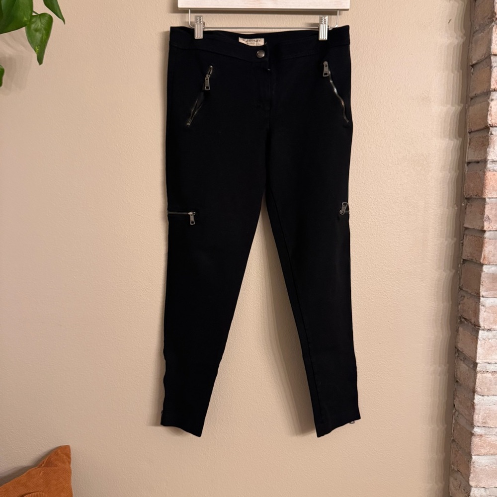 BURBERRY Skinny Zip Pants
